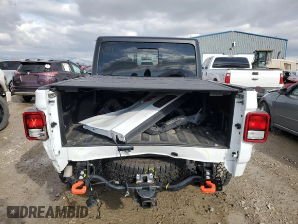 2023 Jeep Gladiator Mojave with VIN 1C6JJTEG3PL582698, listed as a Copart auction lot 47630685 with 12,466 mi miles and Salvage Title. Bid and sale history available at carsss.com. Image 6.