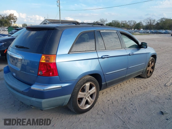 2007 Chrysler Pacifica Touring with VIN 2A8GM68XX7R323987, listed as a IAAI auction lot 41445487 with 171,533 mi miles. Bid and sale history available at carsss.com. Image 4.