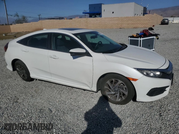 2017 Honda Civic Sedan EX with VIN 2HGFC2F7XHH549621, listed as a Copart auction lot 41930575 with 129,779 mi miles and Salvage Title. Bid and sale history available at carsss.com. Image 4.