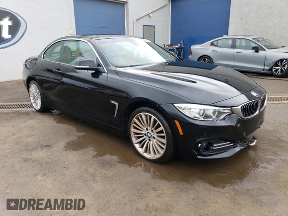 2014 BMW 4 Series 428i xDrive with VIN WBA3T1C55EPS98364, listed as a Copart auction lot 38431574 with 69,984 mi miles and Salvage Title. Bid and sale history available at carsss.com. Image 4.