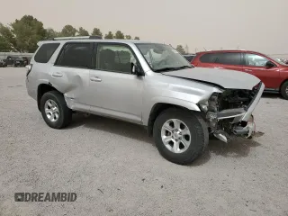 2021 Toyota 4Runner SR5 with VIN JTEEU5JR7M5238789, listed as a Copart auction lot 56677715 with 105,390 mi miles and Salvage title. Bid and sale history available at DreamBid. Image 4.
