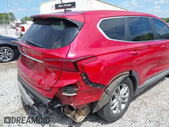 2019 Hyundai Santa Fe SE z VIN 5NMS23AD8KH025141, wystawiony jako IAAI lot #42209919 z przebiegiem 176 172 mil mil oraz . Historia ofert i sprzedaży dostępna na DreamBid. Obrazek 6.