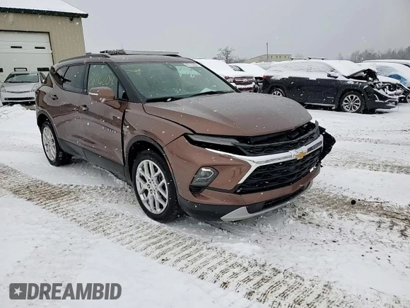 2023 Chevrolet Blazer LT с VIN 3GNKBJRSXPS105071, выставлен на аукционе Copart как лот 82116204 с пробегом 38 093 миль миль и Чистый • Clean title. История ставок и продаж доступна на DreamBid. Изображение 11.