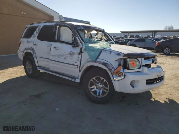 2005 Toyota Sequoia SR5 with VIN 5TDZT34A05S264259, listed as a Copart auction lot 42812925 with 70,402 mi miles and Salvage Title. Bid and sale history available at carsss.com. Image 4.