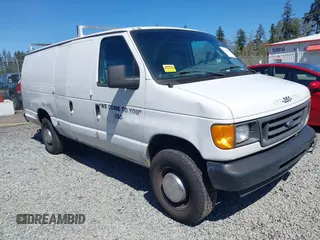 2006 Ford Econoline Cargo with VIN 1FTSS34LX6HB15708, listed as a IAAI auction lot 42072822 with 307,001 mi miles and . Bid and sale history available at DreamBid. Image 1.