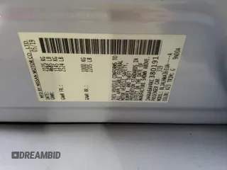 2019 Nissan Maxima SL с VIN 1N4AA6AV4KC380191, выставлен на аукционе Copart как лот 58405615 с пробегом 30 460 миль миль и Списание • Salvage title. История ставок и продаж доступна на DreamBid. Изображение 12.