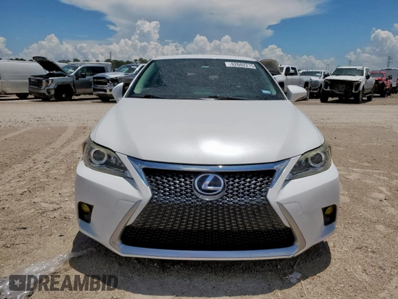 2014 Lexus CT 200h with VIN JTHKD5BH3E2189525, listed as a Copart auction lot 62602215 with 190,087 mi miles and Salvage title. Bid and sale history available at DreamBid. Image 5.