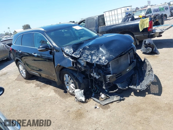 2018 Kia Sorento LX with VIN 5XYPG4A30JG347530, listed as a IAAI auction lot 39296923 with 73,096 mi miles. Bid and sale history available at carsss.com. Image 1.