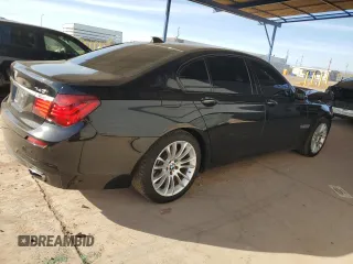 2013 BMW 7 Series 740i with VIN WBAYA6C57DC994965, listed as a Copart auction lot 81635414 with 110,698 mi miles and Salvage Title. Bid and sale history available at carsss.com. Image 3.