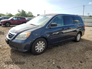 2009 Honda Odyssey LX z VIN 5FNRL38299B042431, wystawiony jako Copart lot #65465045 z przebiegiem 146 935 mil mil oraz Czysty tytuł • Clean title. Historia ofert i sprzedaży dostępna na DreamBid. Obrazek 1.