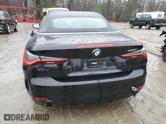 2024 BMW 4 Series 430i z VIN WBA23AT09RCN57810, wystawiony jako Copart lot #84452014 z przebiegiem Nie podano mil oraz Szkoda całkowita • Salvage title. Historia ofert i sprzedaży dostępna na DreamBid. Obrazek 6.