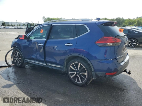 2017 Nissan Rogue SL z VIN 5N1AT2MT7HC757883, wystawiony jako Copart lot #53951325 z przebiegiem 103 174 mil mil oraz Szkoda całkowita • Salvage title. Historia ofert i sprzedaży dostępna na DreamBid. Obrazek 2.