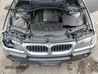 2005 BMW X3 2.5i with VIN WBXPA73465WC50680, listed as a Copart auction lot 81836634 with 0 mi miles and Salvage Title. Bid and sale history available at carsss.com. Image 14.
