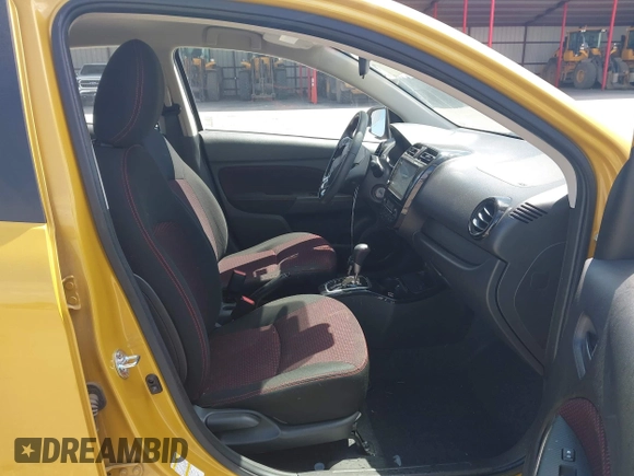 2023 Mitsubishi Mirage Black Edition with VIN ML32AWHJ0PH001038, listed as a IAAI auction lot 41914364 with 25,165 mi miles and . Bid and sale history available at DreamBid. Image 5.