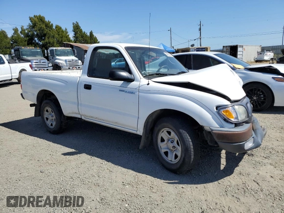 2002 Toyota Tacoma with VIN 5TENL42N22Z097170, listed as a Copart auction lot 58804945 with 103,290 mi miles and Salvage title. Bid and sale history available at DreamBid. Image 4.