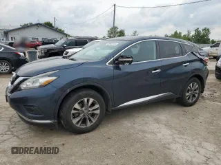 2015 Nissan Murano S z VIN 5N1AZ2MH2FN231446, wystawiony jako Copart lot #58580145 z przebiegiem 96 139 mil mil oraz Szkoda całkowita • Salvage title. Historia ofert i sprzedaży dostępna na DreamBid. Obrazek 1.