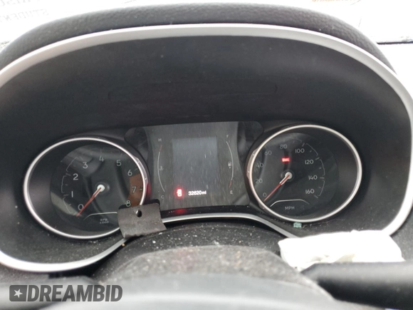 2020 Jeep Compass Latitude with VIN 3C4NJDBB8LT138319, listed as a Copart auction lot 58941325 with 32,620 mi miles and Salvage title. Bid and sale history available at DreamBid. Image 9.