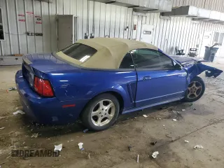 2002 Ford Mustang Deluxe with VIN 1FAFP44442F206292, listed as a Copart auction lot 58987095 with 115,245 mi miles and Non repairable. Bid and sale history available at DreamBid. Image 3.