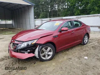 2014 Kia Optima LX with VIN 5XXGM4A7XEG283776, listed as a Copart auction lot 61280465 with 28,129 mi miles and Salvage title. Bid and sale history available at DreamBid. Image 1.