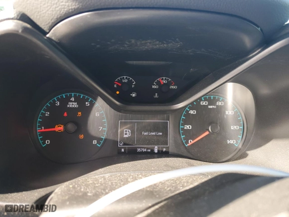2022 Chevrolet Colorado 2WD LT with VIN 1GCGSCEA1N1252207, listed as a Copart auction lot 73583914 with 35,794 mi miles and Non Repairable. Bid and sale history available at carsss.com. Image 9.