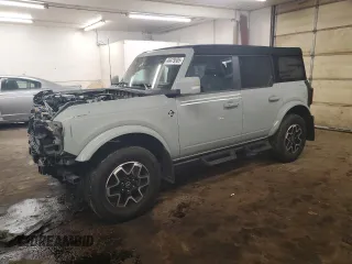 2022 Ford Bronco with VIN 1FMEE5DP1NLB37039, listed as a Copart auction lot 46479505 with 17,494 mi miles and Salvage Title. Bid and sale history available at DreamBid. Image 1.