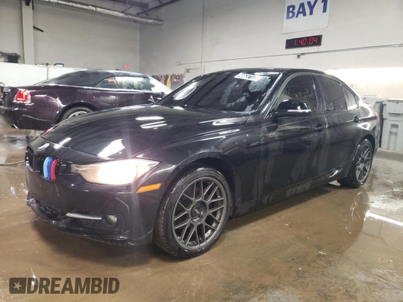 2013 BMW 3 Series 328i xDrive with VIN WBA3B5G56DNP40468, listed as a Copart auction lot 46637105 with 95,476 mi miles and Clean Title. Bid and sale history available at carsss.com. Image 1.