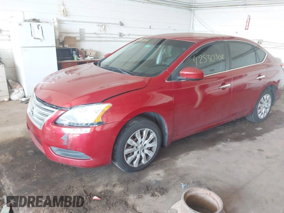 2014 Nissan Sentra SV with VIN 3N1AB7AP7EL653005, listed as a IAAI auction lot 42530708 with 164,017 mi miles and . Bid and sale history available at DreamBid. Image 2.