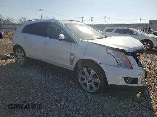 2016 Cadillac SRX Performance Collection with VIN 3GYFNCE38GS576027, listed as a Copart auction lot 52863115 with 85,615 mi miles and Salvage title. Bid and sale history available at DreamBid. Image 4.