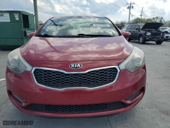 2014 Kia Forte LX with VIN KNAFX4A61E5218150, listed as a Copart auction lot 52137935 with 125,112 mi miles and Salvage Title. Bid and sale history available at carsss.com. Image 5.