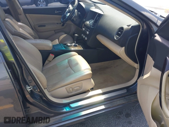 2013 Nissan Maxima SV with VIN 1N4AA5AP5DC815847, listed as a IAAI auction lot 42758399 with 168,056 mi miles and . Bid and sale history available at DreamBid. Image 5.