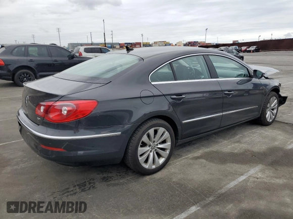 2012 Volkswagen CC Sport PZEV with VIN WVWMP7AN0CE541220, listed as a Copart auction lot 53468225 with 91,689 mi miles and Salvage Title. Bid and sale history available at carsss.com. Image 3.