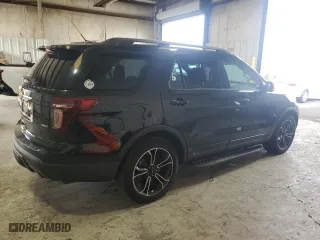 2015 Ford Explorer Sport with VIN 1FM5K8GT9FGA34660, listed as a Copart auction lot 82204364 with 93,649 mi miles and Salvage Title. Bid and sale history available at carsss.com. Image 3.