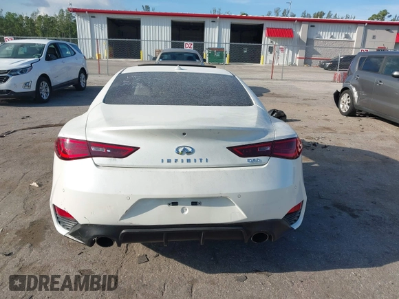 2020 Infiniti Q60 Luxe with VIN JN1EV7EK2LM340471, listed as a IAAI auction lot 42452406 with Not provided miles and . Bid and sale history available at DreamBid. Image 16.