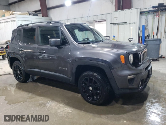 2020 Jeep Renegade Latitude with VIN ZACNJBBBXLPL21214, listed as a Copart auction lot 41685825 with 80,100 mi miles and Salvage Title. Bid and sale history available at carsss.com. Image 4.