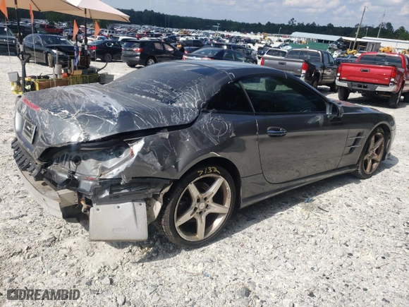 2013 Mercedes-Benz SL-Class SL 550 with VIN WDDJK7DA2DF008474, listed as a Copart auction lot 59581733 with 81,872 mi miles and Non Repairable. Bid and sale history available at carsss.com. Image 3.