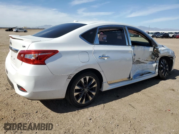 2017 Nissan Sentra SV with VIN 3N1AB7AP6HY229211, listed as a Copart auction lot 56587935 with 76,090 mi miles and Salvage title. Bid and sale history available at DreamBid. Image 3.