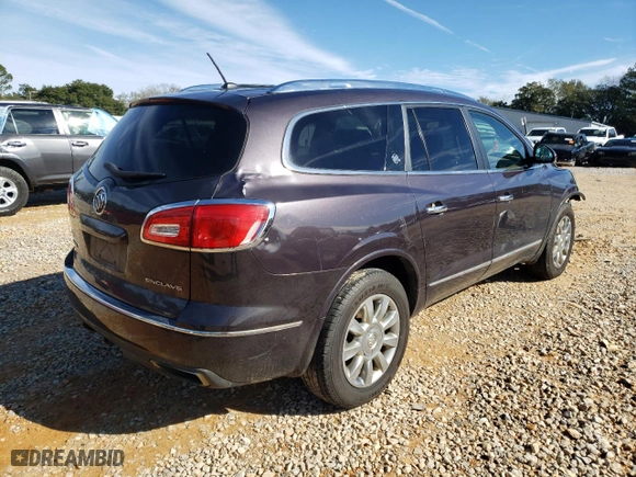 2015 Buick Enclave Leather with VIN 5GAKRBKD8FJ345372, listed as a Copart auction lot 87853075 with 217,779 mi miles and Salvage Title. Bid and sale history available at carsss.com. Image 3.