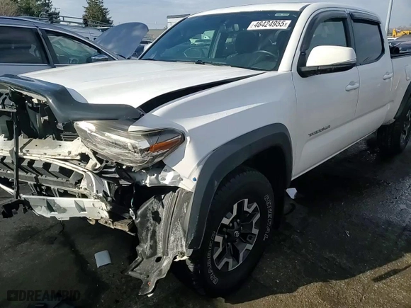 2016 Toyota Tacoma SR5 with VIN 3TMDZ5BN5GM007420, listed as a Copart auction lot 46424955 with 85,052 mi miles and Salvage Title. Bid and sale history available at carsss.com. Image 11.