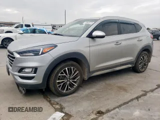 2020 Hyundai Tucson Ultimate with VIN KM8J33ALXLU277690, listed as a Copart auction lot 63605215 with 76,714 mi miles and Clean title. Bid and sale history available at DreamBid. Image 1.