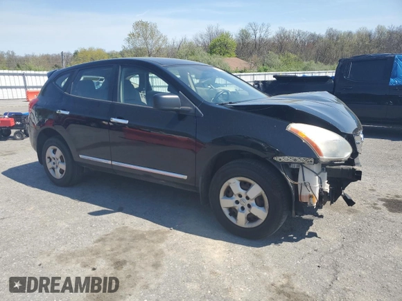 2012 Nissan Rogue S with VIN JN8AS5MV9CW420136, listed as a Copart auction lot 54349665 with 67,076 mi miles and Salvage Title. Bid and sale history available at DreamBid. Image 4.