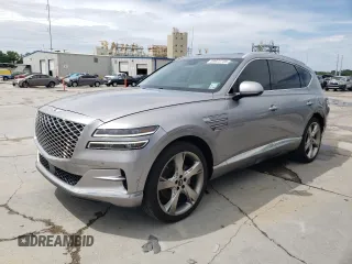 2021 Genesis GV80 z VIN KMUHBDSB8MU066116, wystawiony jako Copart lot #59972755 z przebiegiem 81 652 mil mil oraz Szkoda całkowita • Salvage title. Historia ofert i sprzedaży dostępna na DreamBid. Obrazek 1.