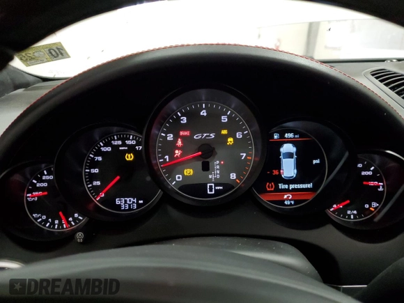2013 Porsche Cayenne GTS with VIN WP1AD2A24DLA76344, listed as a Copart auction lot 83570884 with 63,704 mi miles and Salvage title. Bid and sale history available at DreamBid. Image 9.