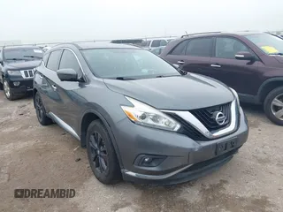 2017 Nissan Murano S z VIN 5N1AZ2MG1HN147466, wystawiony jako IAAI lot #42132952 z przebiegiem 102 182 mil mil oraz . Historia ofert i sprzedaży dostępna na DreamBid. Obrazek 1.