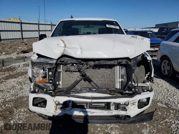 2020 Ford F-150 XL with VIN 1FTEW1EP0LKE72031, listed as a Copart auction lot 46611965 with 77,565 mi miles and Salvage Title. Bid and sale history available at carsss.com. Image 5.