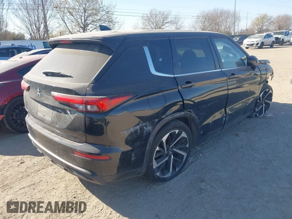 2022 Mitsubishi Outlander ES z VIN JA4J3TA89NZ054377, wystawiony jako IAAI lot #41747069 z przebiegiem 50 263 mil mil oraz . Historia ofert i sprzedaży dostępna na DreamBid. Obrazek 4.