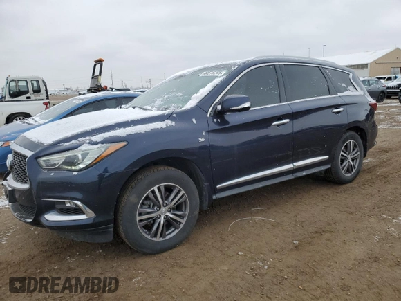 2018 Infiniti QX60 with VIN 5N1DL0MM7JC522674, listed as a Copart auction lot 44515265 with 65,582 mi miles and Salvage Title. Bid and sale history available at DreamBid. Image 1.