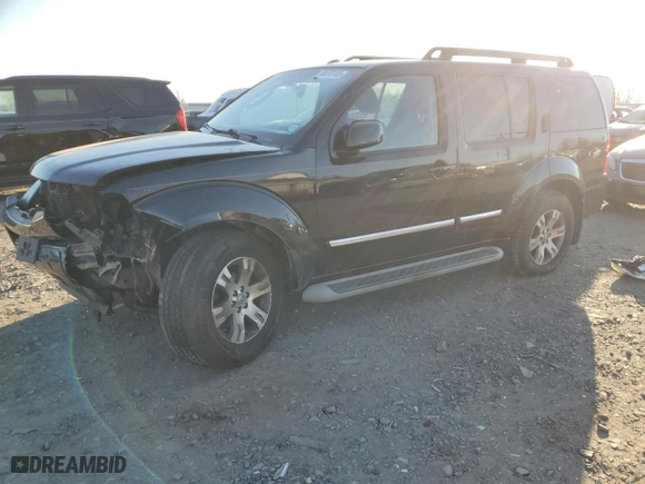 2012 Nissan Pathfinder SV with VIN 5N1AR1NB7CC634169, listed as a Copart auction lot 88670185 with 166,354 mi miles and Clean Title. Bid and sale history available at carsss.com. Image 1.