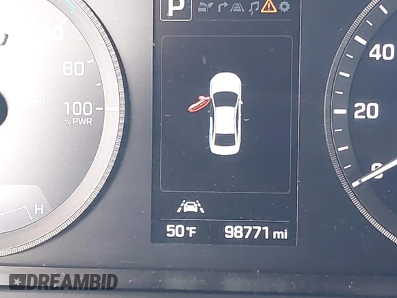 2017 Hyundai Sonata Limited with VIN KMHE34L38HA064461, listed as a IAAI auction lot 42160640 with 98,771 mi miles and . Bid and sale history available at DreamBid. Image 16.