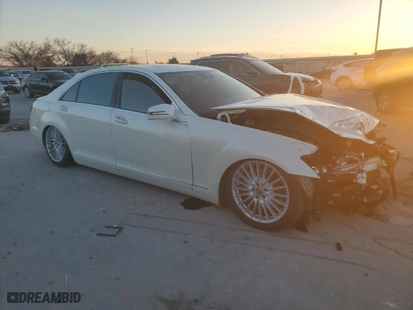 2010 Mercedes-Benz S-Class S 550 with VIN WDDNG7BB7AA340000, listed as a Copart auction lot 42230095 with 0 mi miles and Salvage Title. Bid and sale history available at carsss.com. Image 4.
