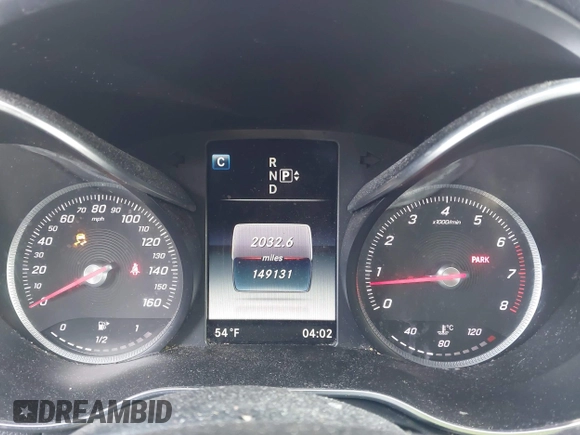 2015 Mercedes-Benz C 300 Luxury with VIN 55SWF4KBXFU077028, listed as a IAAI auction lot 41728293 with 149,131 mi miles and . Bid and sale history available at DreamBid. Image 7.